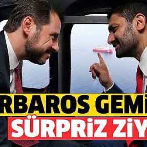 Ο γαμπρός Ερντογάν στο Barbaros όπου το πλήρωμα είναι Ρώσοι!&nbsp;Φωτογραφίες