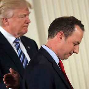 Ο Ν.Τραμπ απέλυσε τον Ελληνοαμερικανό προσωπάρχη Ρ.Πρίμπους – Αποφάσισε να πορευτεί με τον επικίνδυνο&nbsp;Σκαραμούτσι