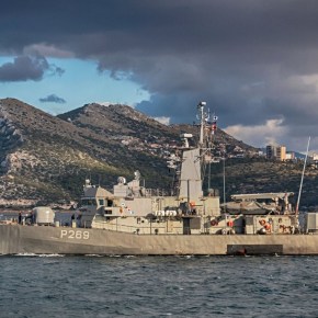 ΜΕ ΕΛΛΗΝΙΚΑ ΣΥΣΤΗΜΑΤΑ »ΒΛΕΠΕΙ» Ο ΣΤΟΛΟΣ ΣΤΟ ΑΙΓΑΙΟ (PHOTOS,&nbsp;VIDEO)