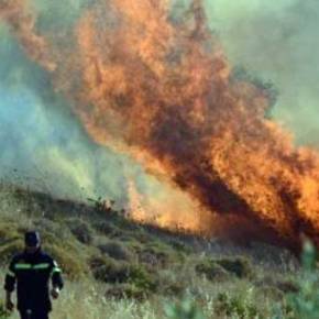Κέρκυρα: Μεγάλη φωτιά κοντά στον&nbsp;Χαλικούνα