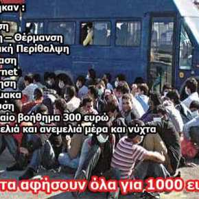 Ασφυκτική η κατάσταση στα νησιά του Αιγαίου: «Μποναμάς» 1.000 ευρώ στους πρόσφυγες για να φύγουν!&nbsp;(φωτό)