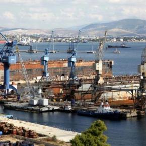 Επίσκεψη  στα Ναυπηγεία&nbsp;Ελευσίνας