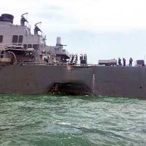 Οι πρώτες εικόνες της νέας ναυτικής τραγωδίας με την Αμερική να παρακολουθεί&nbsp;σαστισμένη