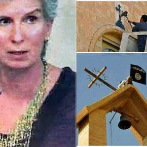 Τι διαφορά έχει η φανατική άθεα Συριζαία που πέταξε τις εικόνες από τους φανατικούς τζιχαντιστές που καίνε&nbsp;εκκλησίες;