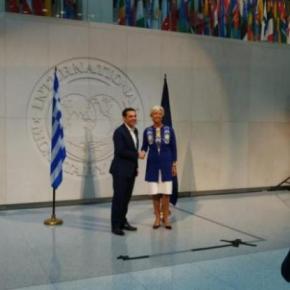 Αλέξης Τσίπρας μετά τη συνάντηση με Κριστίν Λαγκάρντ: «Το ΔΝΤ θα παίξει ζωτικό και σημαντικό ρόλο για το&nbsp;χρέος»
