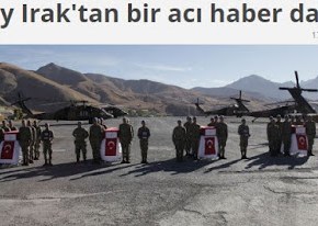 Τέσσερις Τούρκοι στρατιώτες σκοτώθηκαν στο ιρακινό&nbsp;Κουρδιστάν