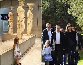 Σαρκοζί και Κάρλα στο Μουσείο&nbsp;Ακρόπολης