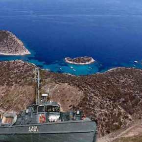 Νέα κακοτυχία στο ΠΝ – Βοηθητικό πλοίο του Στόλου προσάραξε (και αυτό) έξω από τον&nbsp;Πόρο!