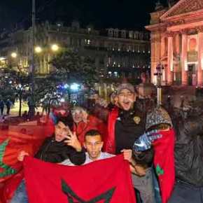 Δεύτερη ημέρα ταραχών στις Βρυξέλλες από Μαροκινούς: πανηγύριζαν για την πρόκριση στο Μουντιαλ και έστειλαν στο νοσοκομείο&nbsp;αστυνομικούς.