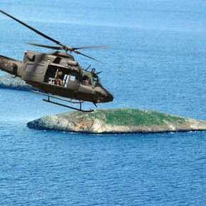 ΕΚΤΑΚΤΟ: Τουρκικό ελικόπτερο AB-412 με κομάντος πέταξε δύο φορές πάνω από τα Ίμια – Η πρώτη υπέρπτηση ήταν στα 30&nbsp;μέτρα