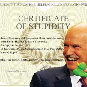 «Eφ’ όλης της ύλης» αμετανόητος και χωρίς ντροπή ο Γ.&nbsp;Παπανδρέου