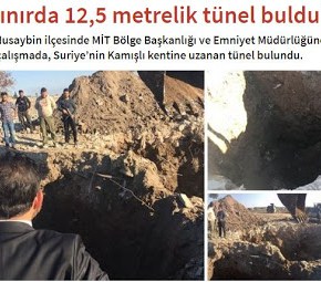 Οι Τούρκοι εντόπισαν σήραγγα των Κούρδων στα σύνορα με&nbsp;Συρία