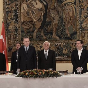 26 φωτογραφίες απο τη δεξίωση στο Προεδρικό μέγαρο προς τιμή του&nbsp;Ερντογάν.