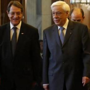 Επίσκεψη Ερντογάν: Μηνύματα Παυλόπουλου – Αναστασιάδη για το Κυπριακό στον&nbsp;«σουλτάνο»