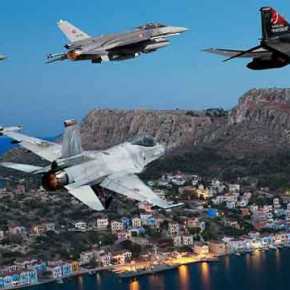 Σε κλοιό 14 Τούρκικων Μαχητικών και Πολεμικών σκαφών το Καστελόριζο …Συναγερμός στο ΑΤΑ & 95&nbsp;ΑΔΤΕ!