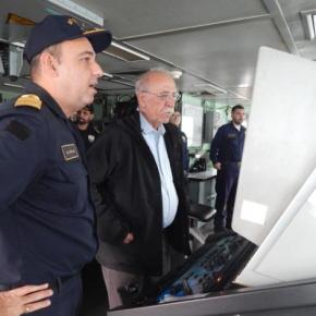 Στη φρεγάτα «Σαλαμίς» ο ΑΝΥΕΘΑ Δημήτρης Βίτσας –&nbsp;ΦΩΤΟ
