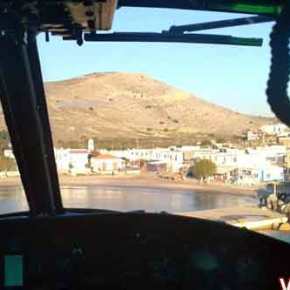 Στη Ψέριμο με Χιούι (UH-1H Huey ) της Α.Σ ο Πρωθυπουργός και ο ΥΕΘΑ! ( Αποκλειστικές Φώτο &&nbsp;video)
