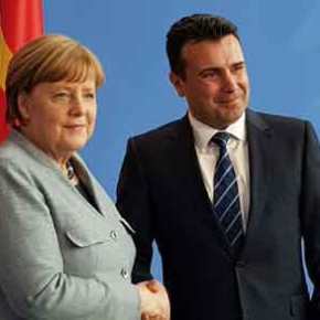 Εξευτελισμός της Ελλάδας από την Μέρκελ: «Kαλωσορίζω τον Μακεδόνα πρωθυπουργό» είπε στον Σκοπιανό! (φωτό,&nbsp;βίντεο)