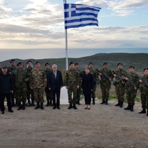 Επίσκεψη του ΑΝΥΕΘΑ Φώτη Κουβέλη στον Άγιο&nbsp;Ευστράτιο