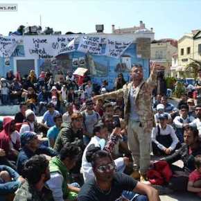 Επικίνδυνη εξέλιξη: Κατάληψη εδάφους για τρίτη συνεχόμενη ημέρα από πρόσφυγες – μετανάστες στη Λέσβο – Δείτε εικόνες και&nbsp;Βίντεο