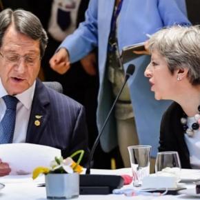 Μέι προς Αναστασιάδη: Το κυπριακό έδαφος δεν διατρέχει&nbsp;κίνδυνο