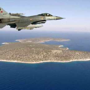Τουρκικό F-16 πέταξε πάνω από το Φαρμακονήσι – Η Τουρκία σπάει τα «κοντέρ» της&nbsp;προκλητικότητας