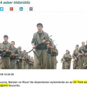 Κούρδοι αντάρτες: Σκοτώσαμε τουλάχιστον 24 Τούρκους&nbsp;στρατιώτες