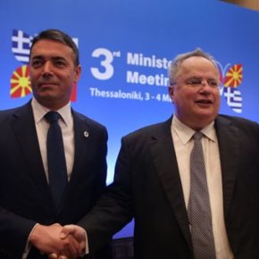 Σε εξέλιξη η κρίσιμη συνάντηση Κοτζιά – Ντίμιτροβ- Το επικρατέστερο σενάριο επίλυσης του&nbsp;ονοματολογικού