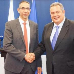 Καμμένος από Κύπρο: Θα απαντήσουμε συντριπτικά σε όποιον αμφισβητήσει τα κυριαρχικά μας&nbsp;δικαιώματα