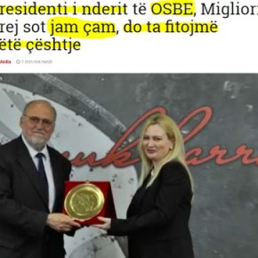 Επίτιμος πρόεδρος ΟΑΣΕ: Θα υποστηρίξω το ζήτημα των&nbsp;Αλβανοτσάμηδων