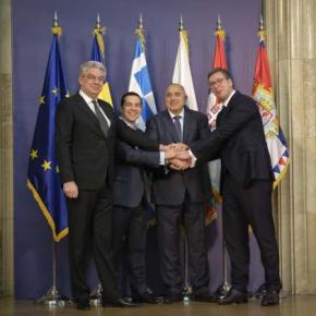 Θεσσαλονίκη: Δηλώσεις για τη συμφωνία των Πρεσπών κατά την διάρκεια της τετραμερούς&nbsp;συνόδου