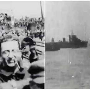 Βίντεο ντοκουμέντο: Η στιγμή που η 1η Μεραρχία Στρατού αποβιβάστηκε στη Σμύρνη – Συγκλονιστικά&nbsp;πλάνα