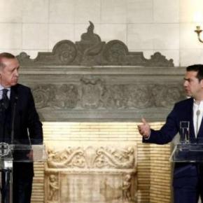Η πρώτη συνάντηση Τσίπρα και Ερντογάν μετά την απελευθέρωση των 2&nbsp;στρατιωτικών