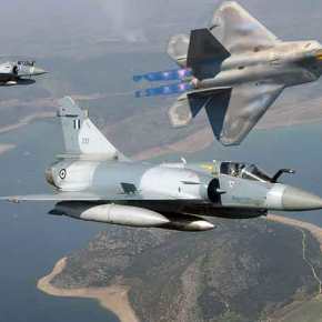 «Έγραψαν» ιστορία οι Έλληνες πιλότοι στο Albacete: Ελληνικά Mirage αναχαίτισαν F-22&nbsp;Raptor