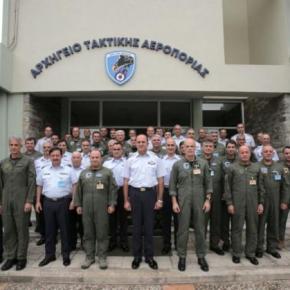 ΓΕΑ : Ενημέρωση των Διοικητών Μονάδων Αρχηγείου Τακτικής Αεροπορίας –&nbsp;ΦΩΤΟ