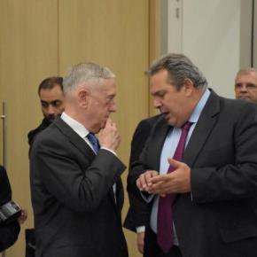 NATO: Νέο τετ-α-τετ του Πάνου Καμμένου και του Τζέιμς&nbsp;Μάτις