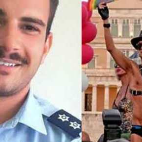 Ο Υπαστυνόμος Μ.Λώλης της Δίωξης ρατσιστικών εγκλημάτων σε «αντιρατσιστική στάση» με αλλοδαπό&nbsp;(φωτό)