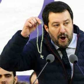 M. Σαλβίνι υπέρ Ελλήνων και Ορθοδοξίας: «Ντροπή, μετανάστες και ΜΚΟ έριξαν Σταυρό στη&nbsp;Λέσβο»