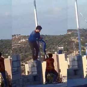 Εκτός ελέγχου οι Αλβανοί: Κατέβασαν την ελληνική σημαία στη&nbsp;Κρήτη