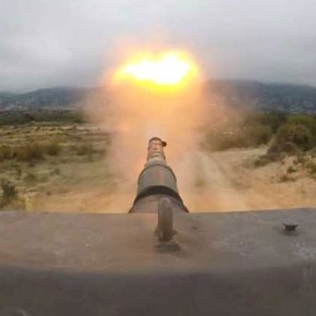 Εντυπωσιακές εικόνες από την Εκτέλεση Βολών Πληρωμάτων Αρμάτων&nbsp;Μάχης