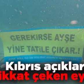 «Η ΑΪσέ θα πάει ξανά διακοπές»… Τούρκοι φασίστες σήκωσαν πανό στο βυθό της Κερύνειας με τα λόγια&nbsp;της;Λύκαινας!