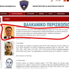 Σκόπια: ΚΑΤΑΖΗΤΕΙΤΑΙ ο Νίκολα Γκρούεφσκι- Δίδεται&nbsp;αμοιβή