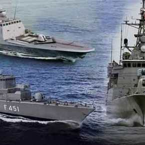 Πρώτη επαφή ελληνικών και γαλλικών πολεμικών πλοίων με τουρκική πυραυλάκατο σε δεσμευμένη περιοχή της&nbsp;Κύπρου