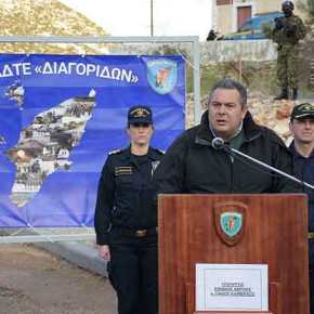 Π. Καμμένος: Προανήγγειλε κήρυξη ΑΟΖ στο Ανατολικό Αιγαίο τους επόμενους&nbsp;μήνες