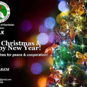 Ευχές από το Γραφείο Εκπροσώπησης της Πατριωτικής Ένωσης του Κουρδιστάν στην&nbsp;Ελλάδα