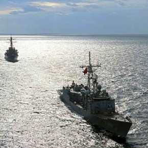 ΗΠΑ & Τουρκία άνοιξαν «πυρ» στο Καστελόριζο: Πλάι-πλάι Aμερικανικό αντιτορπιλικό με Τουρκικές&nbsp;φρεγάτες