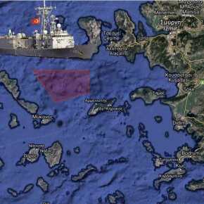 NAVTEX της Τουρκίας για άσκηση στην “καρδιά του Αιγαίου” την&nbsp;Τρίτη