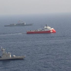 «Μπαρούτι» σε Αιγαίο-Κύπρο – Στο τεμάχιο 8 της κυπριακής ΑΟΖ με πολεμική συνοδεία το Barbaros –&nbsp;Βίντεο