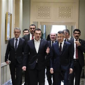 Στην Άγκυρα ο Αλέξης Τσίπρας. Σε εξέλιξη η κρίσιμη συνάντηση με Ερντογάν&nbsp;.