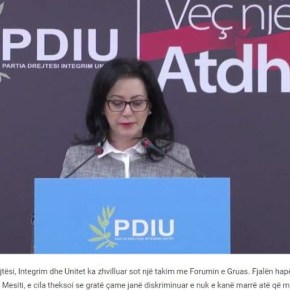 Τσάμισσα σε Φόρουμ Γυναικών στα Τίρανα: Θα επιστρέψουμε στην&nbsp;…τσαμουριά